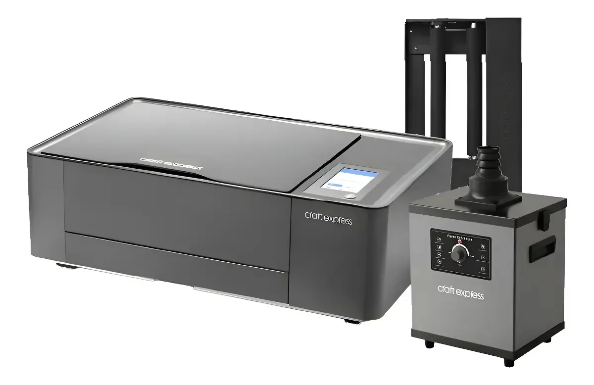 Máquina de gravação a laser Cnc Arc C1 com rolo purificador de ar