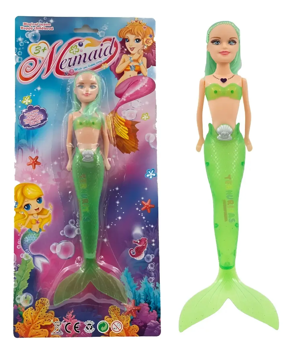 Brinquedo Sereia Princess Little Mermaid Brinquedo Infantil Sb