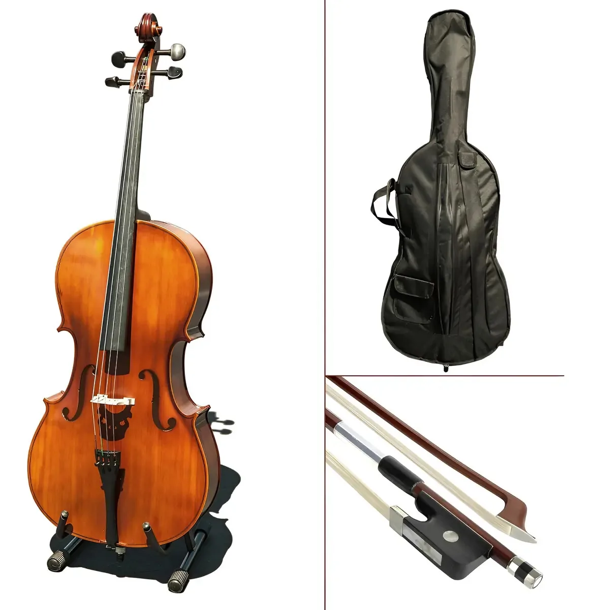 Paititi, violoncelo acústico de 4 cordas, 4/4 polegadas