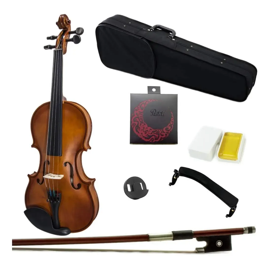 Paititi, violino de 4 cordas (pttvn101v-4/4) Cor pérola
