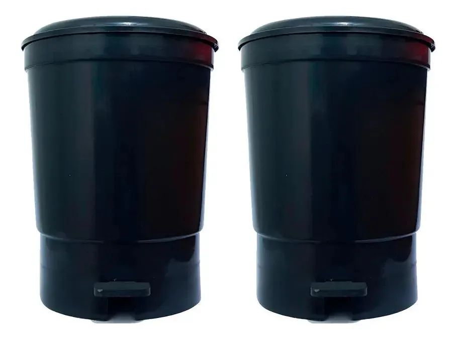 Lixeira Cesto Pedal 15l 2 Unidades