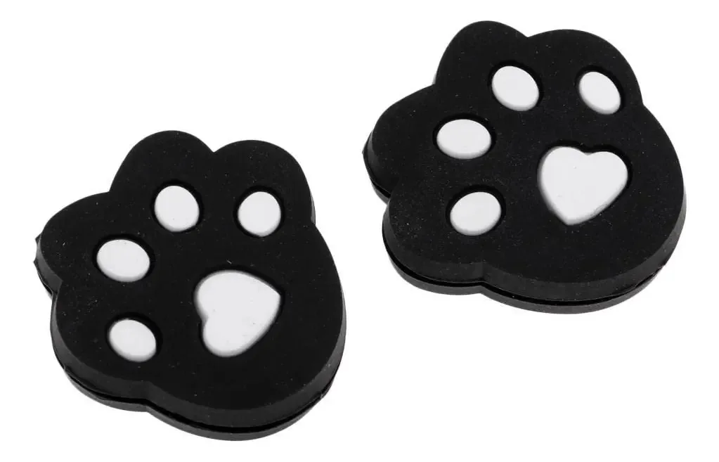Raquete de tênis B Baosity, 2 peças, amortecedor, amortecedor, para reduzir a raquete de tênis, Black Bear Paw, conforme descrito