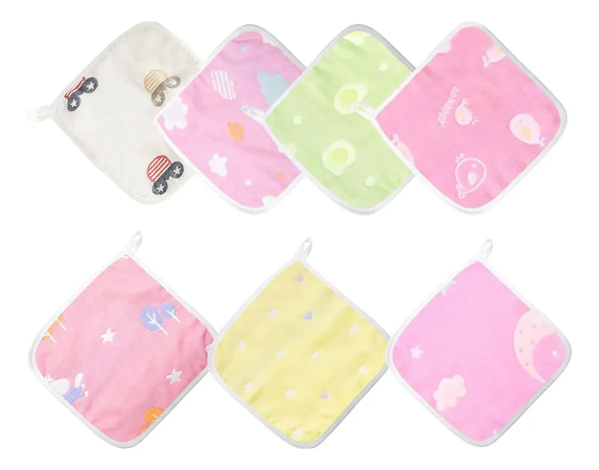 Maveek — pacote com 7 bandagens de musselina para bebês, 6 pares
