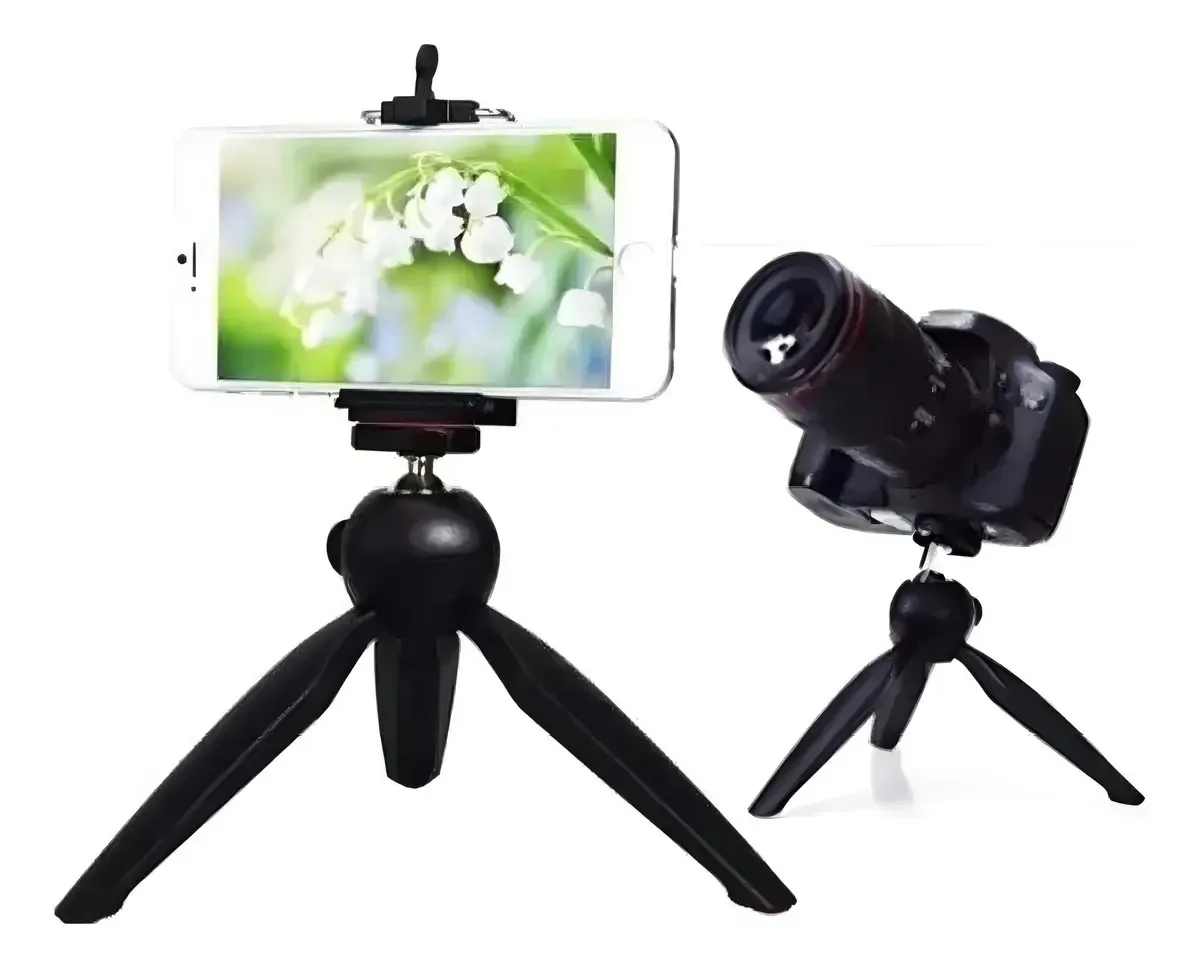 Mini Tripé Celular Câmeras Fotográficas Profissionais Flexiv