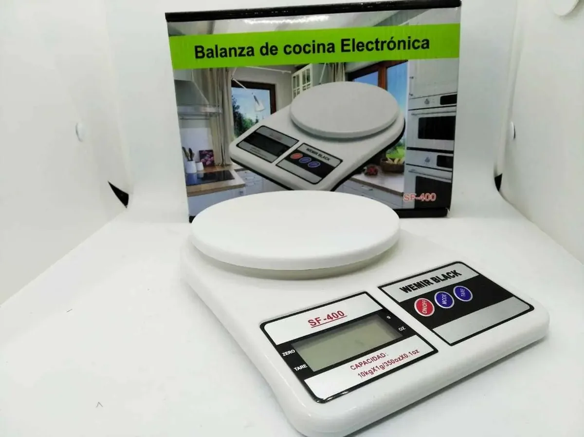 Balança de cozinha digital.