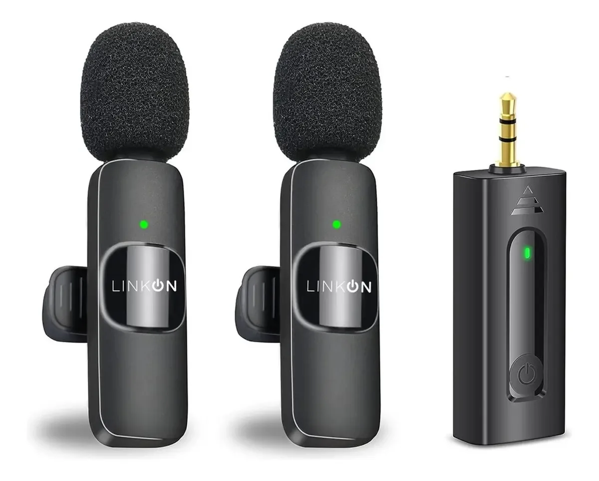 Microfones pretos Linkon MICTOK