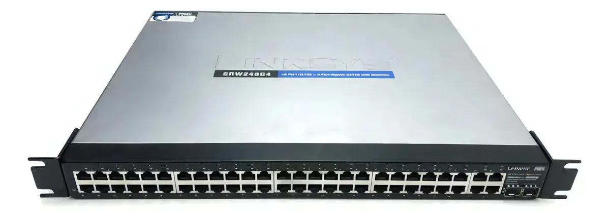 Switch Fast Linksys Srw248g4 48 Portas + 4 Portas Giga C/