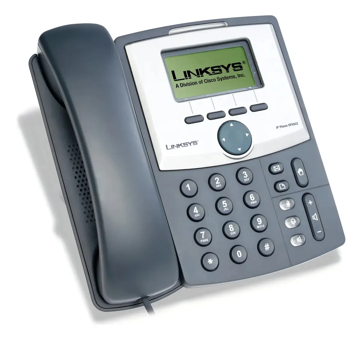 Telefone Fixo Linksys SPA922 Cinza Com Identificação de Chamadas