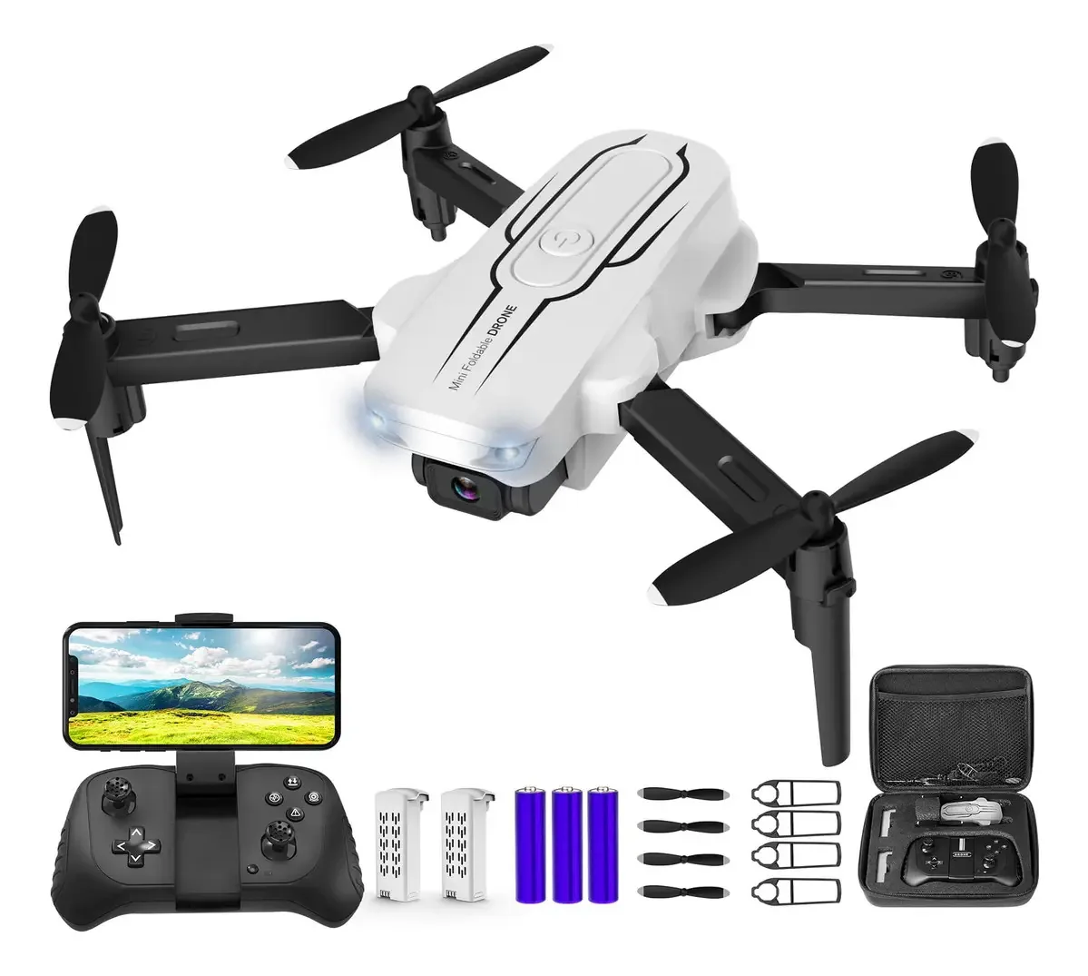 Drone Oviliee S17 com câmera HD 1080p para crianças e adultos