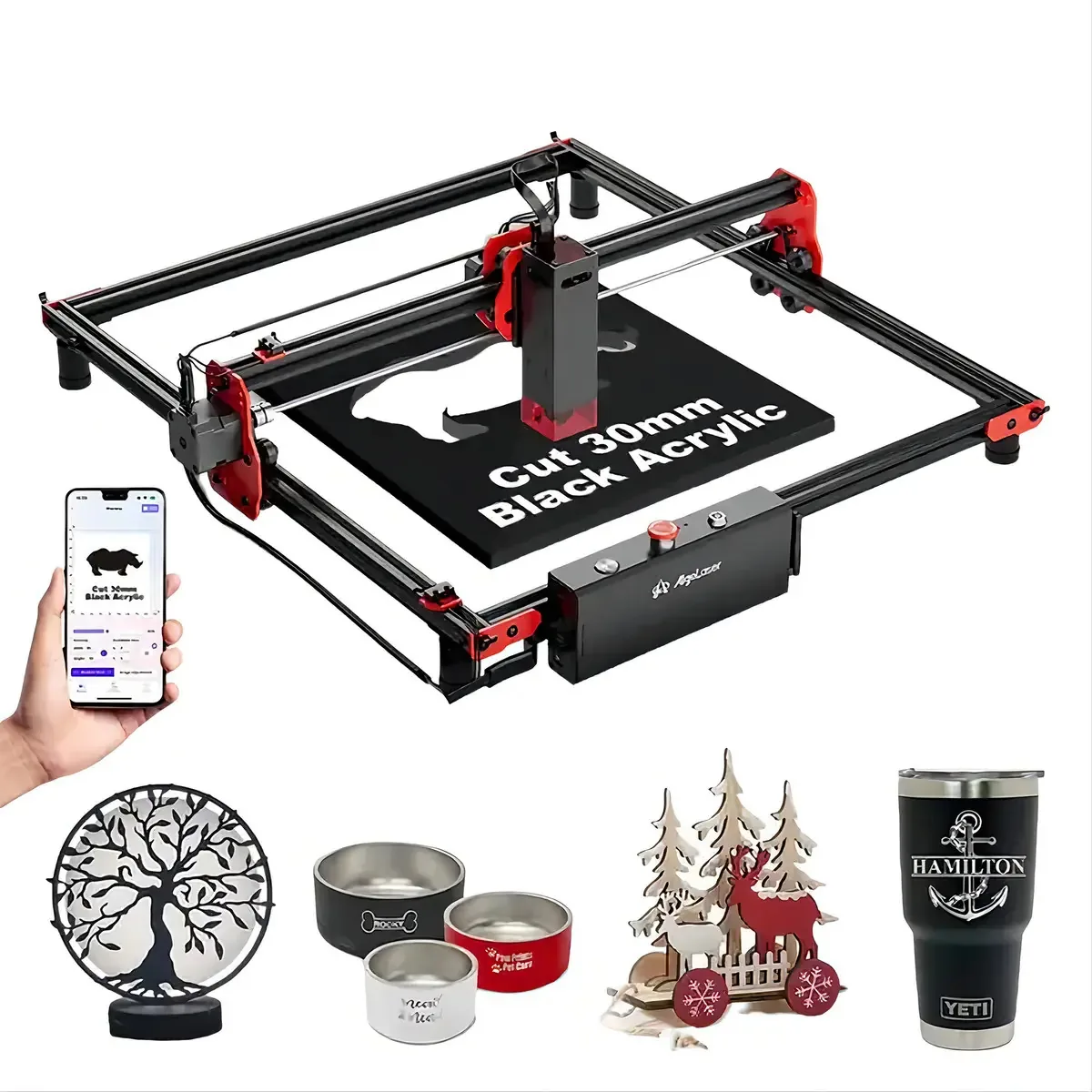 Kit DIY Algolaser 10w - Máquina de corte e gravação a laser