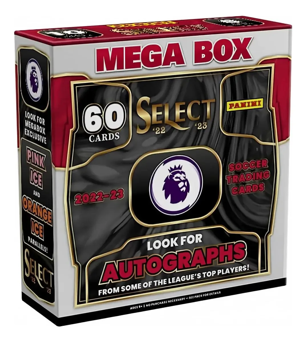 Cartões colecionáveis Box Mega Panini Selecione cartas colecionáveis da Premier League Espanhola da Premier League