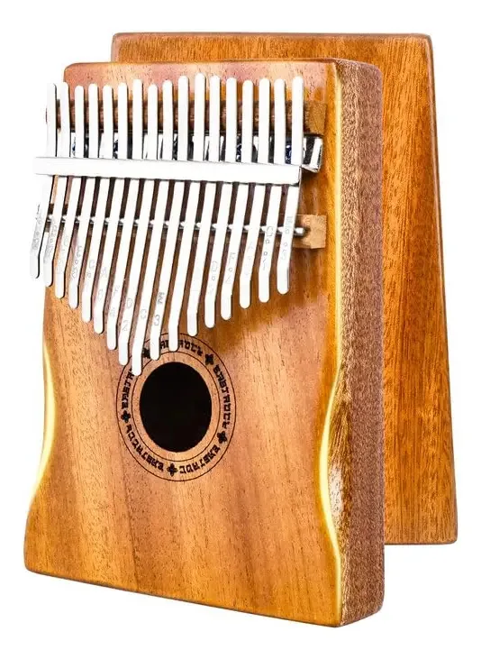 Piano de polegar Eastrock Kalimba de 17 teclas, piano de dedo Mbira Po