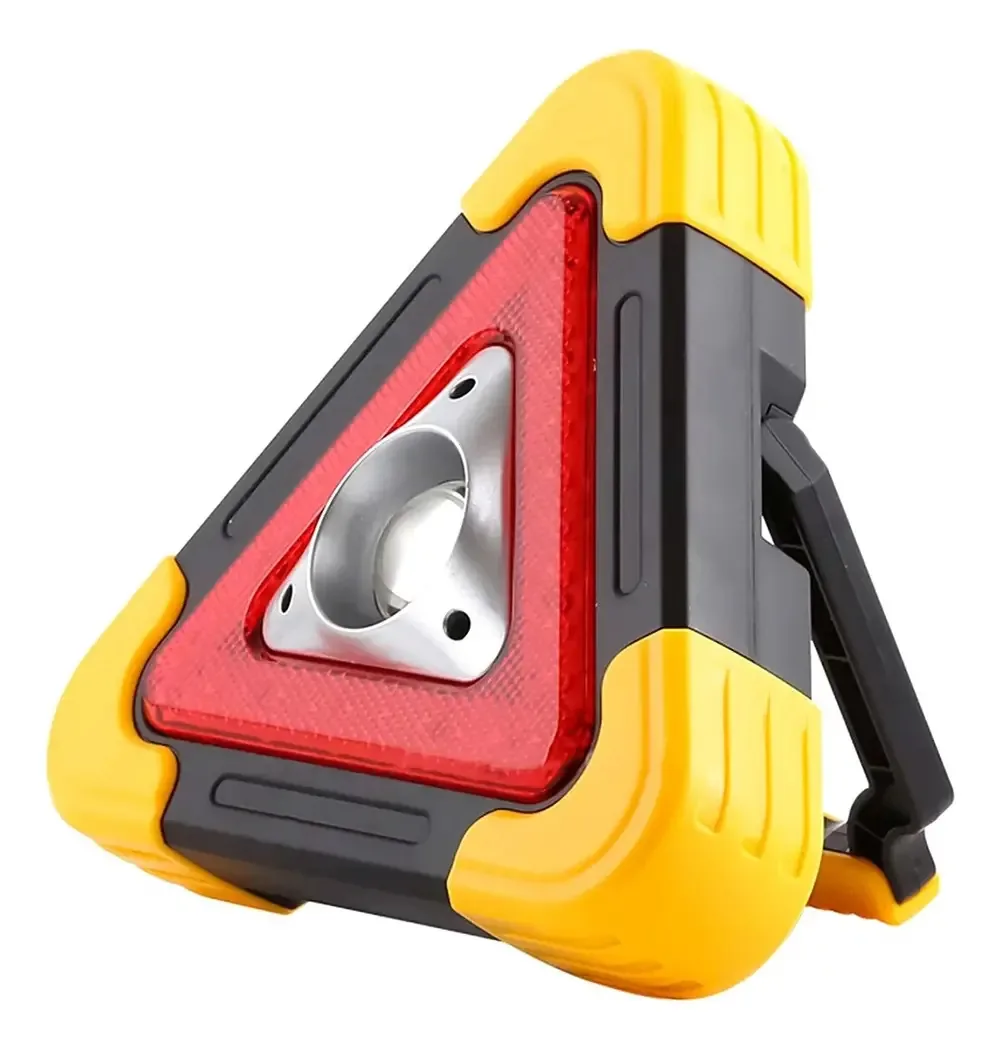 Luz de farol LED triangular portátil Lanterna triangular automática