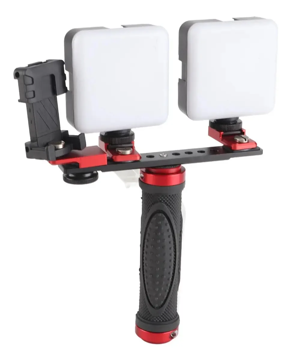 Auxílio para Fotografia Dental, Luz de Preenchimento Oral para Câmera de Celular 2 Peças Luzes de Preenchimento com Brilho Ajustável Profissional para Hospital
