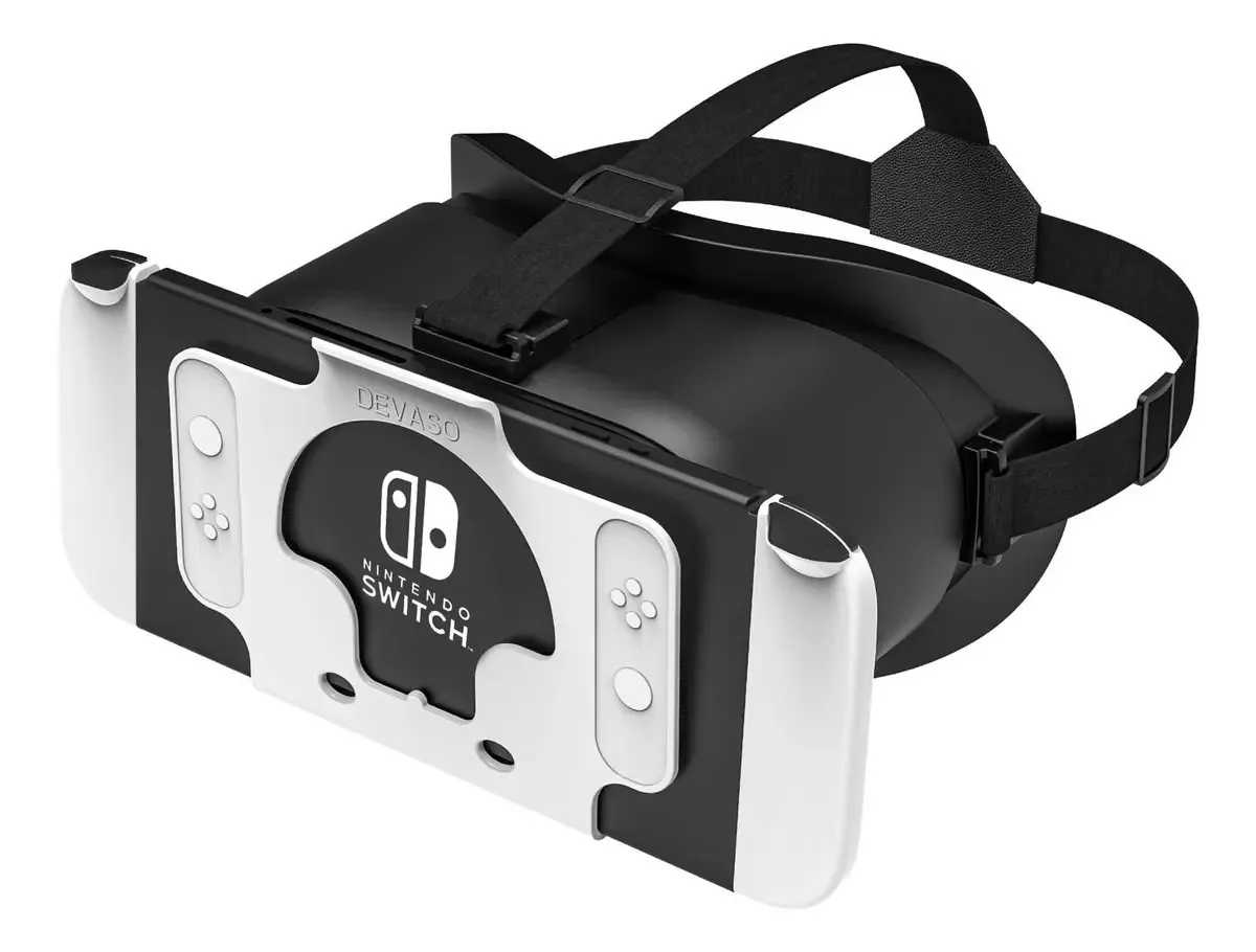 Óculos de realidade virtual Devaso Nintendo Switch VR Black para celular