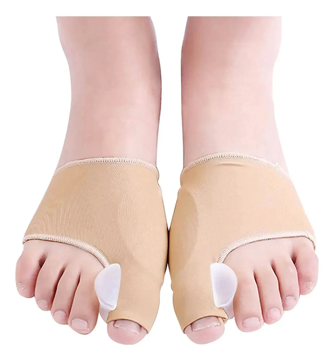 2 Corretor ortopédico Bunion Toe Separator Valgus Nude G