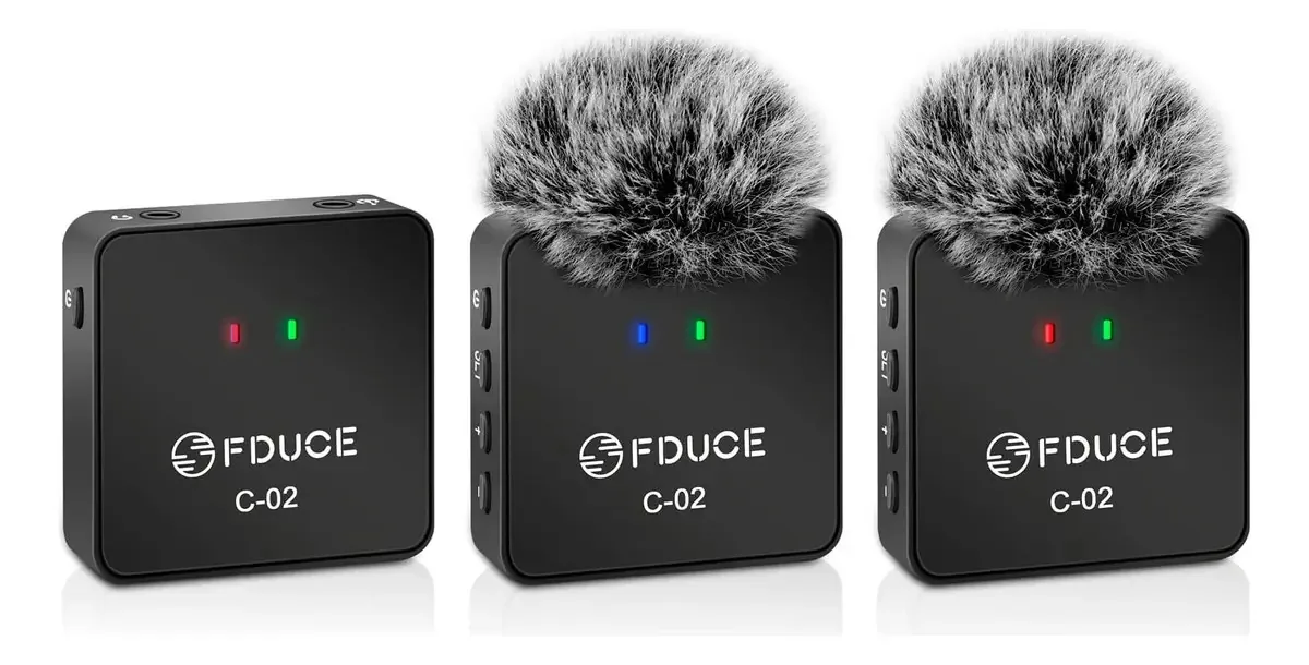 Sistema de microfone sem fio Lavalier, microfone UHF
