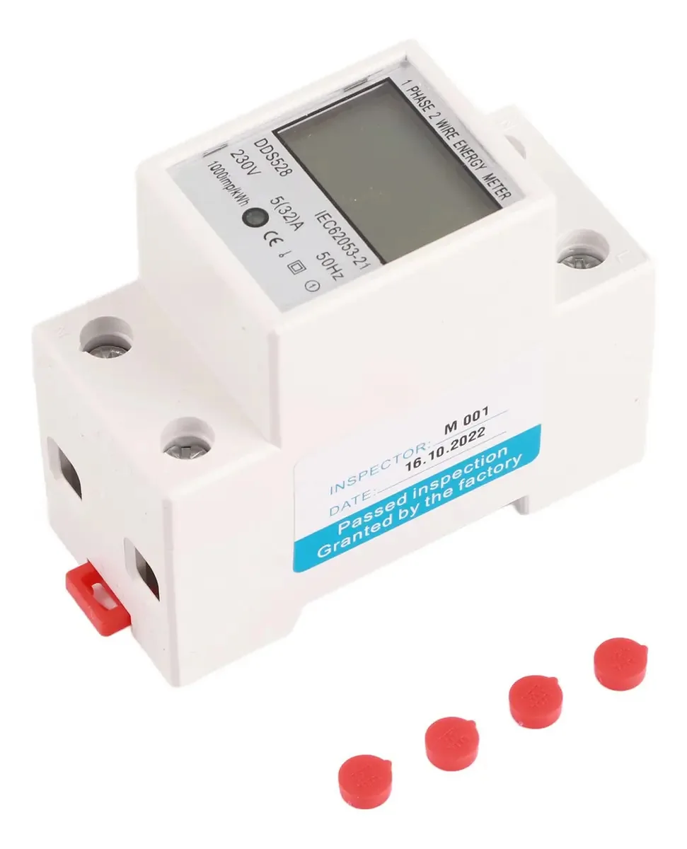 Medidor de Energia Testes Elétricos Lcd 5-32a 230v Din