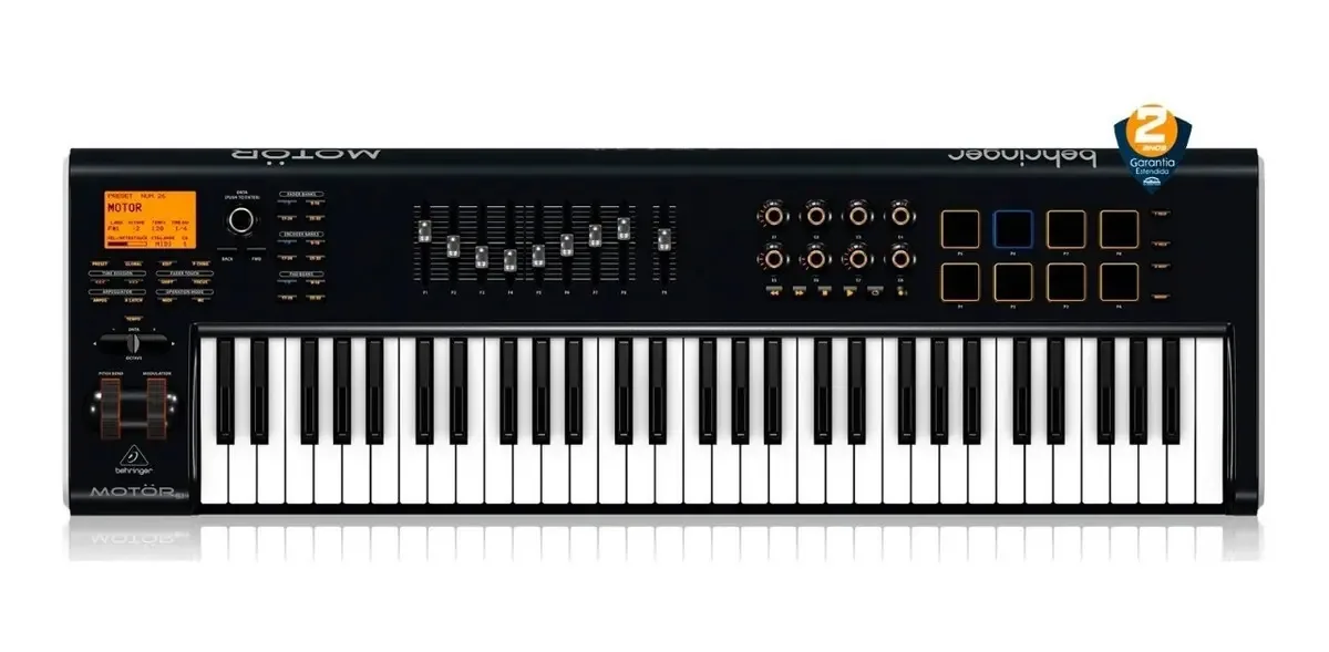 Controlador Behringer Motor 61 Usb/midi 61 Teclas