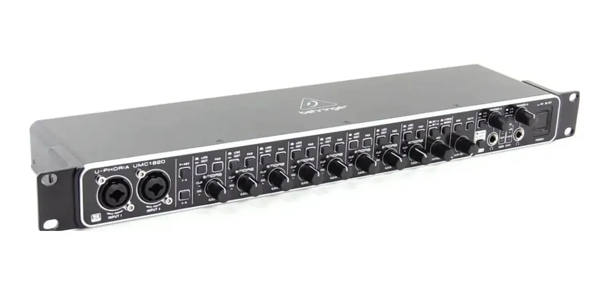 Interface De Audio Umc1820 Usb Behringer Preto