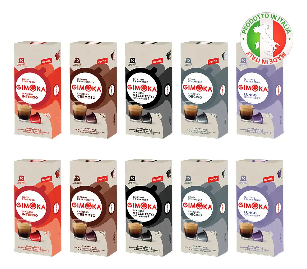 Kit 200 Cápsulas Café Compatíveis Nespresso
