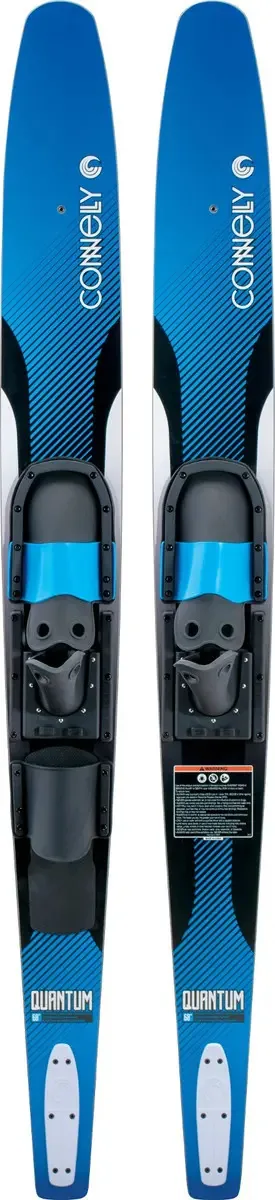 Par de esqui aquático Connelly Quantum 68 com fixações ajustáveis