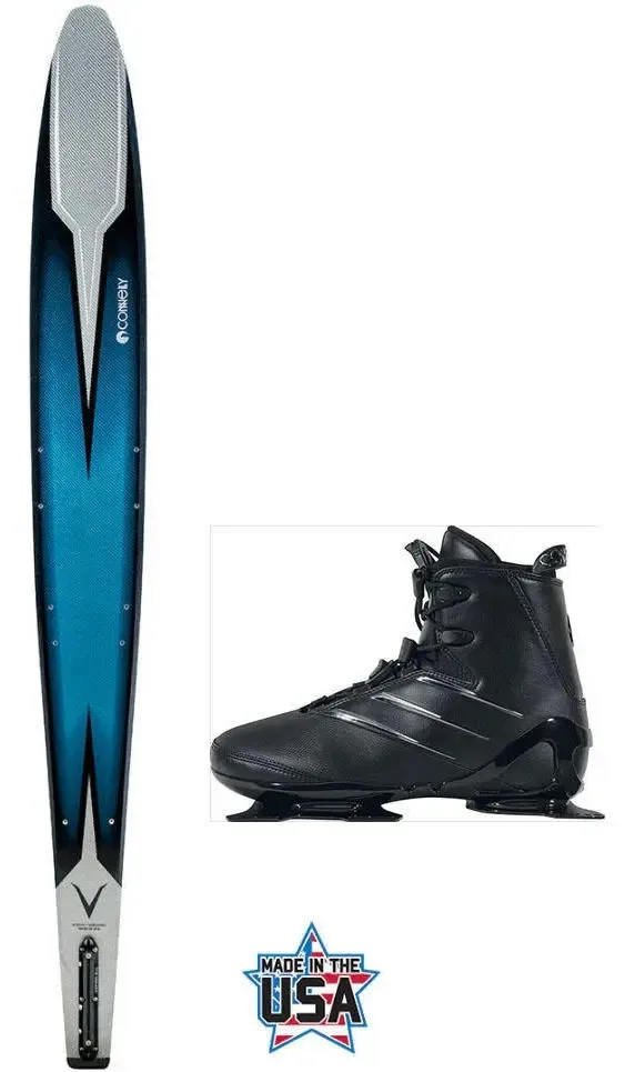 Esqui aquático monocromático Connelly V 67 com bota reta 9-11 Sy