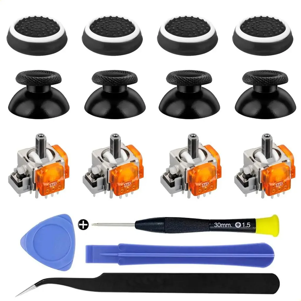 4 joysticks TMR para controlador PS5