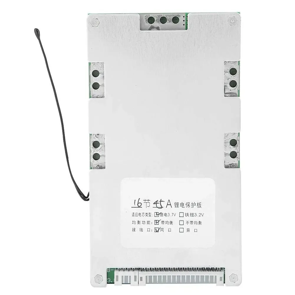 Placa De Proteção De Bateria, Placa De Proteção Para Carregador De Bateria De Lítio Placa De Proteção De Bateria De Lítio 16s 45a Bateria De Lítio Bms PCB Com Carga De Balanceamento