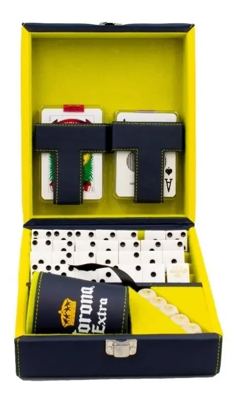 Corona Beer Casino, 3 jogos: dominó, taça, 2 baralhos