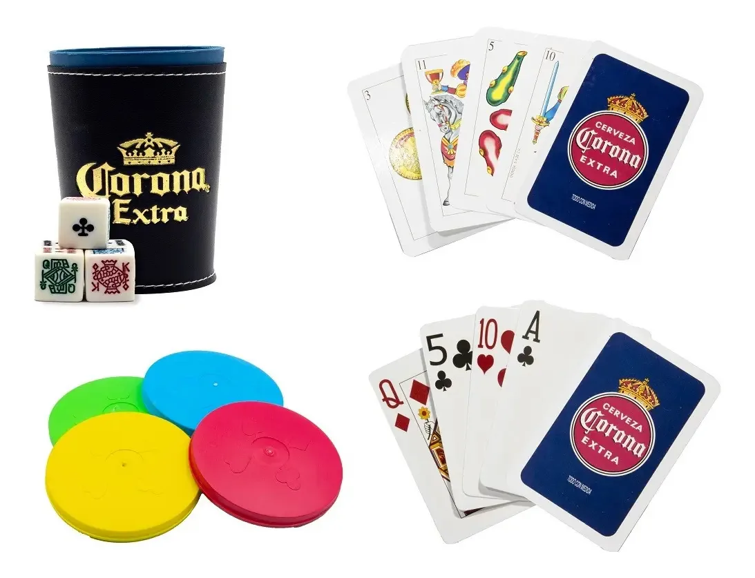 Beer Beaker + 2 decks + Suporte de baralho Corona Reverse