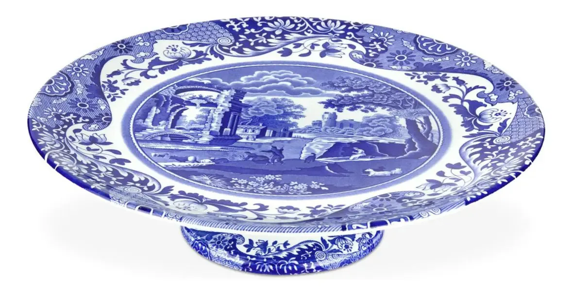 Suporte para Bolos Italiano Spode, Azul