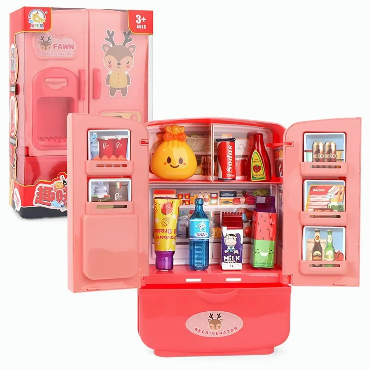 Cozinha de brinquedos vermelha Aobur Aobur