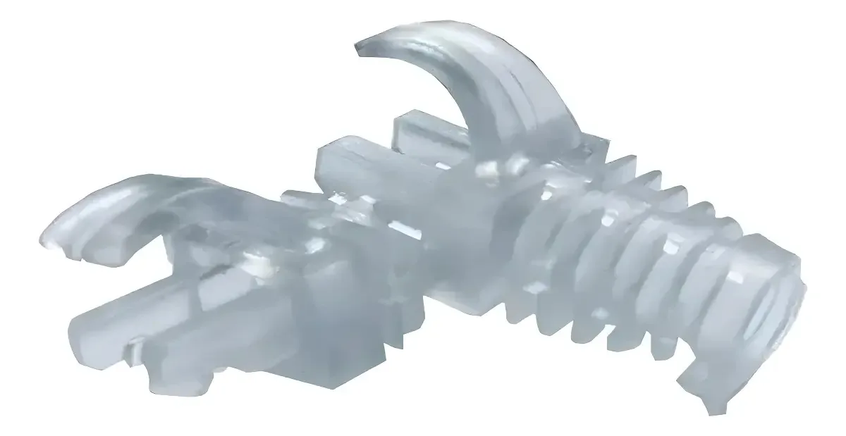 Capa Snap In RJ45 Link+ Transparente p/ Cabos Rede Cat5e Cat6 100un