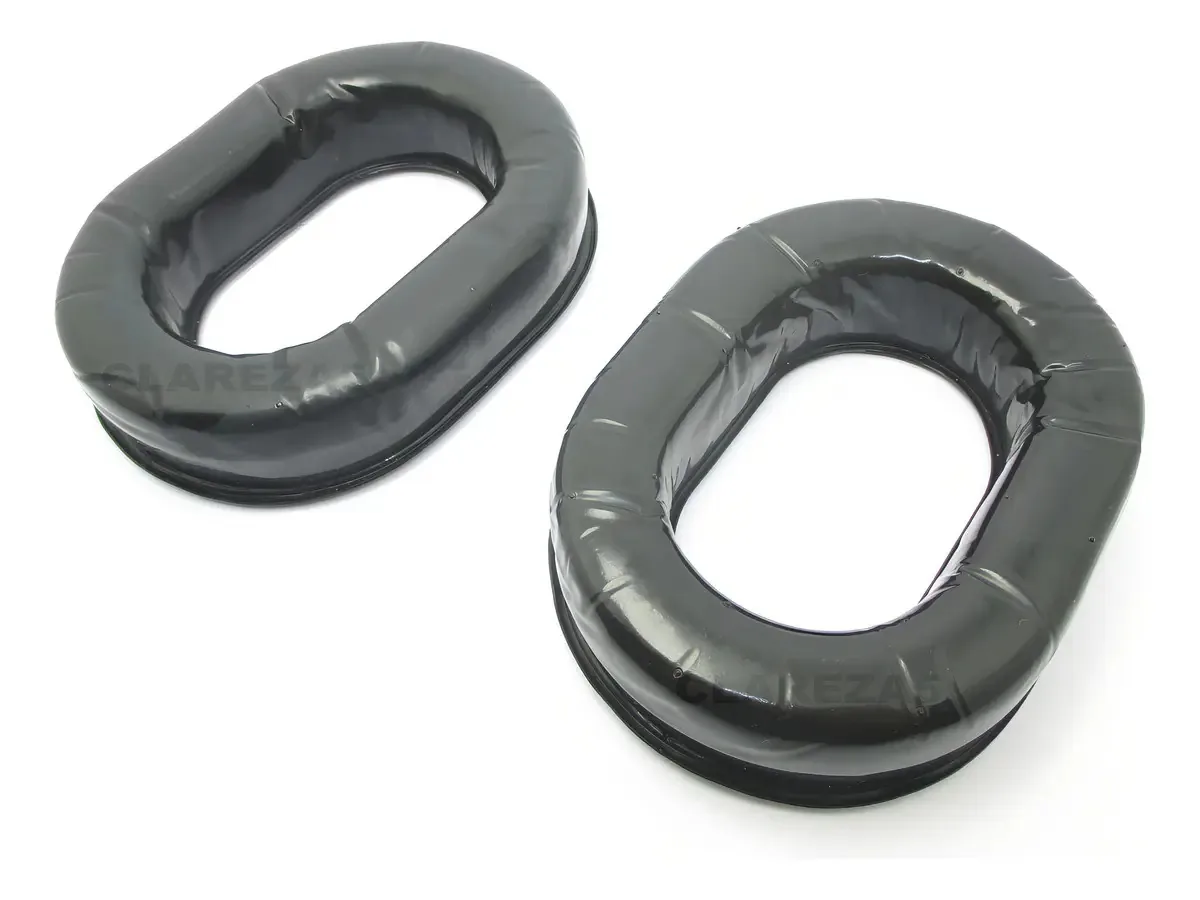 Espumas Gel Aero Clareza5 Preto Headset Aviação Helicóptero Over-ear