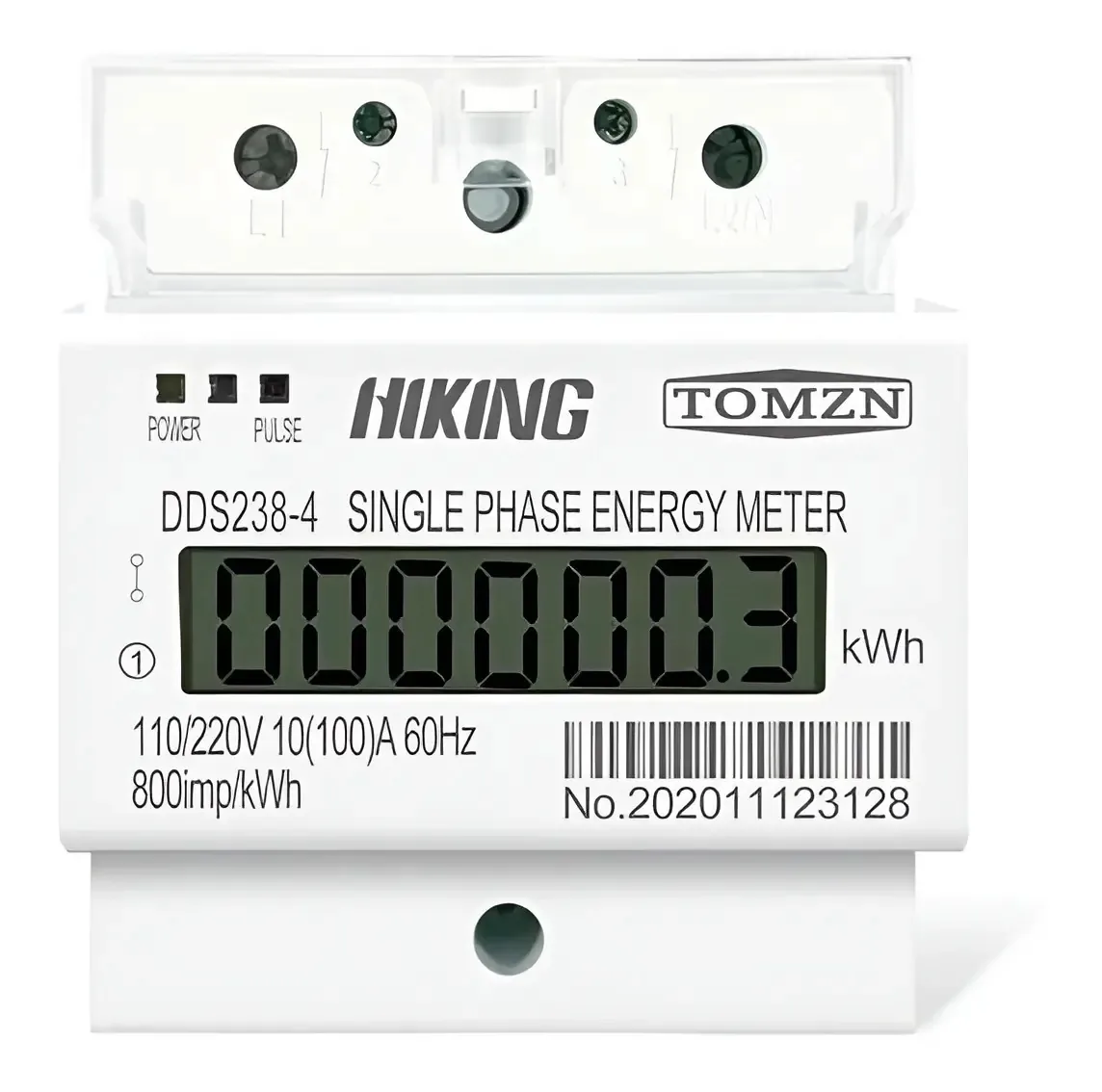 Medidor Consumo De Energia Digital Bifásico 110v 100a 2 Fios