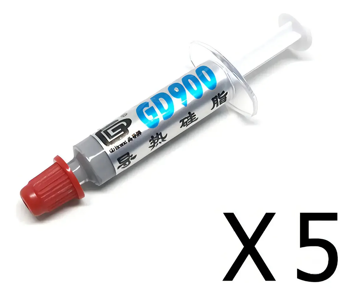 Kit 5 Pasta Térmica Gd900 Seringa 1g Ps3/ps4/xbox360/one/pc