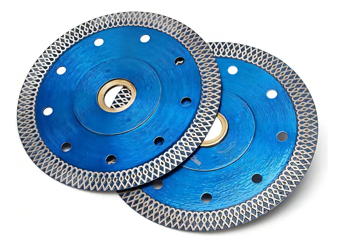 Disco de 4,5 polegadas para cortar cerâmica e azulejos, 2 peças, cor azul