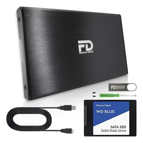 Compatível com Playstation - Kit de atualização Fantom Drives. Cor Preto