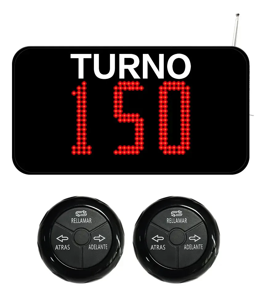 Distribuidor de bilhetes de turno sem fio