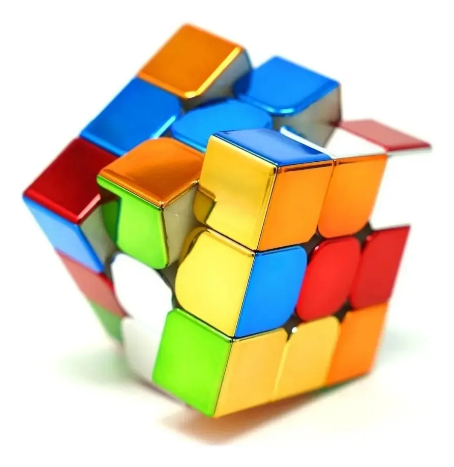 Cubo Mágico 3x3 Magnético Shengshou Metallic Plating Type