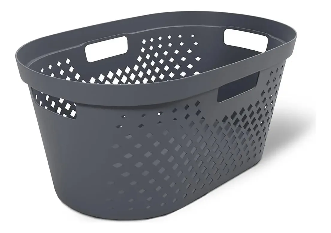 Cesto de roupa suja de plástico Clorox: cesto de roupa suja com