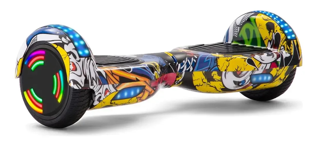 Skate elétrico hoverboard Antech K5 Grafite 6.5"
