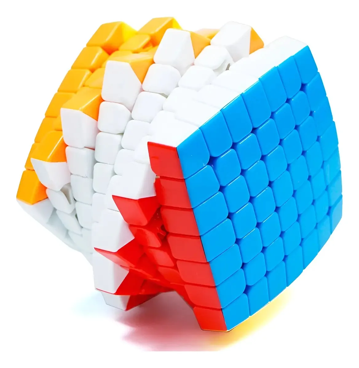 Cubo mágico magnético sem adesivo Shengshou Mr.m 7x7