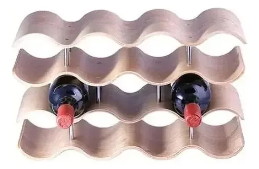 Rack Onda para garrafas de vinho com 14 compartimentos Home