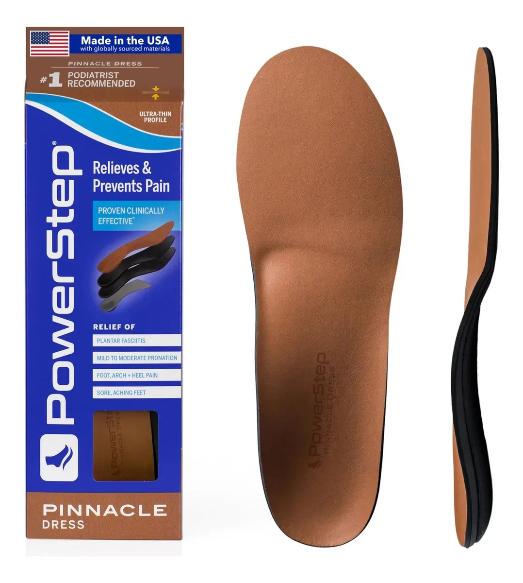 Powerstep Pinnacle - Palmilhas para roupas ortopédicas, Ali
