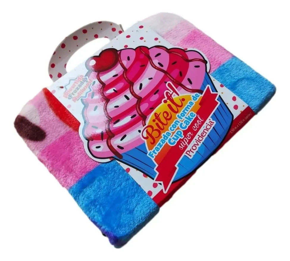 Cobertor divertido multiuso Bite It Providence Cupcake Design
