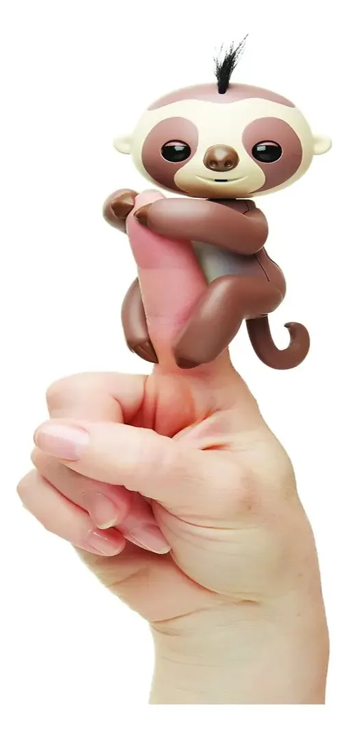 Fingerlings Brinquedo Bicho-preguiça, Cor Marrom