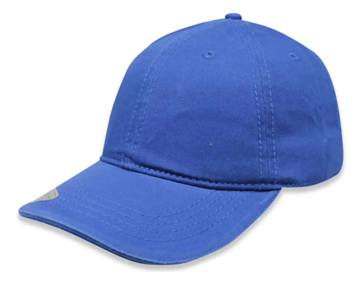Pacote de 24 bonés clássicos de algodão, tamanho único, azul