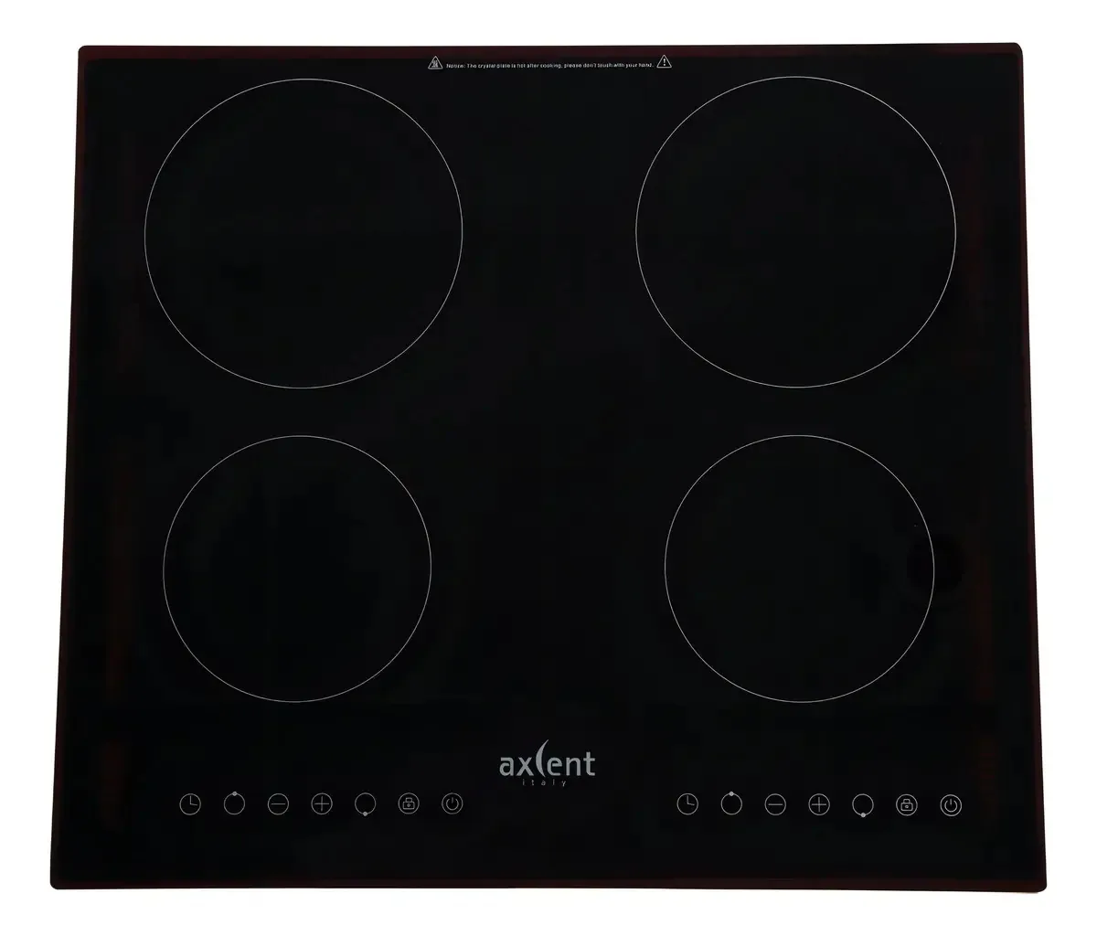 Fogão cooktop - Axcent Italy Aryana cor preto - 4 queimadores